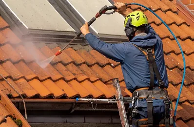 Démoussage et hydrofuge de toiture à Brignon